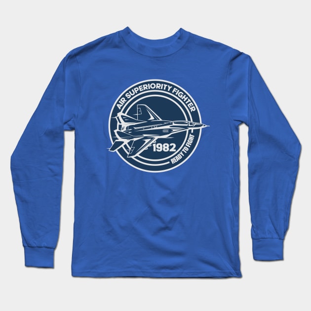 AIR FIGHTER JET Long Sleeve T-Shirt by beanbeardy